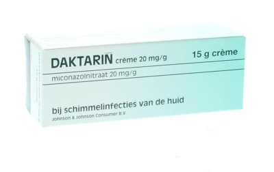 Foto van Daktarin creme 20mg miconazol 15g via drogist