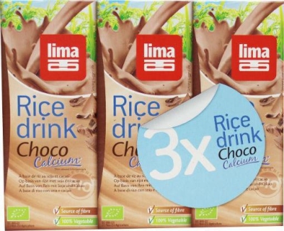 Lima rice drink choco calcium 3pj  drogist