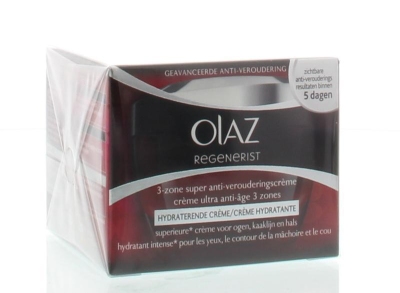 Foto van Olaz regenerast daily 3-zone treatment 50ml via drogist