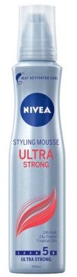 Nivea hair mousse ultra strong 150ml  drogist