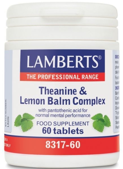 Lamberts theanine & citroenmelisse 60tab  drogist
