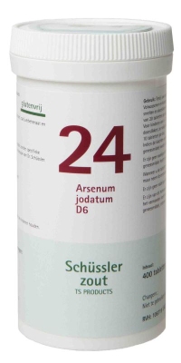 Foto van Pfluger schussler celzout 24 arsenum jodatum d6 400tab via drogist
