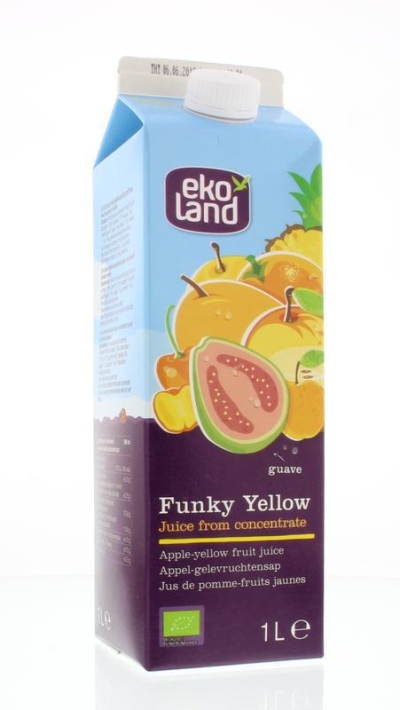 Foto van Ekoland funky yellow vruchtensap 1000ml via drogist