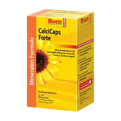 Foto van Bloem calcicaps forte botten huid & nagels 45 capsules via drogist
