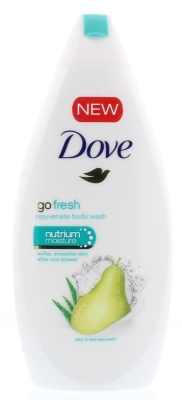 Foto van Dove shower go fresh rejuvenate pear & aloë vera 500ml via drogist