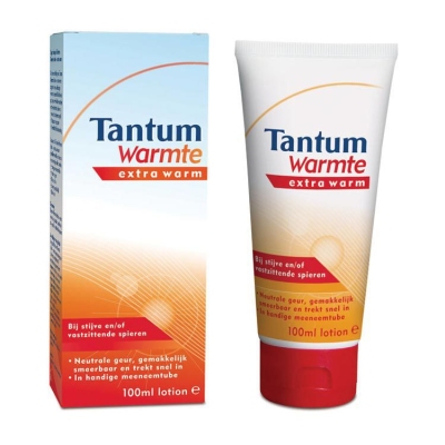 Foto van Tantum extra warme lotion 100ml via drogist