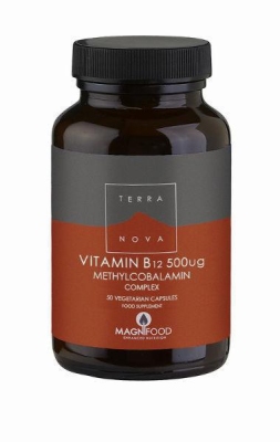 Foto van Terranova vitamine b12 500 mcg complex 50vc via drogist
