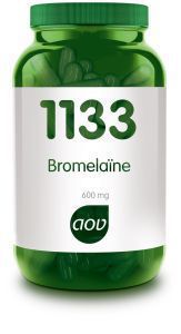 Foto van Aov 1133 bromelaine 600 mg 30vc via drogist