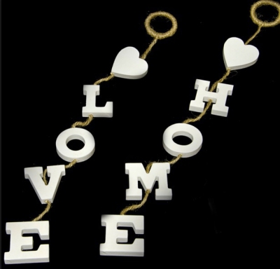 Drogist.nl hanger letters hout love/home 1 stuk  drogist