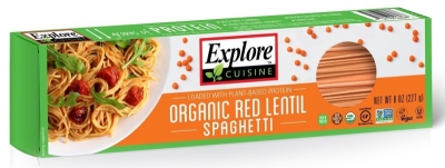 Foto van Explore asian rode linzen spaghetti 250gr via drogist