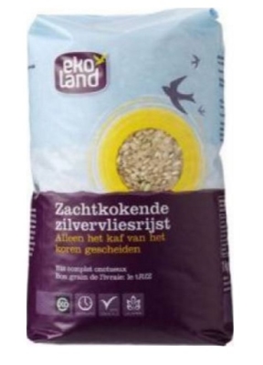 Foto van Ekoland zilverv rijst zcht bio 1kg via drogist