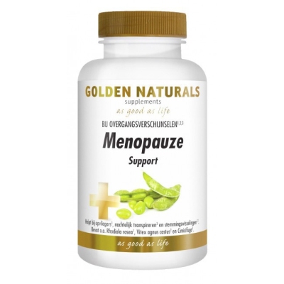 Foto van Golden naturals menopauze support 60cap via drogist