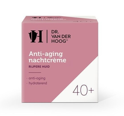 Foto van Dr. van der hoog anti-aging nachtcrème 40+ 50ml via drogist