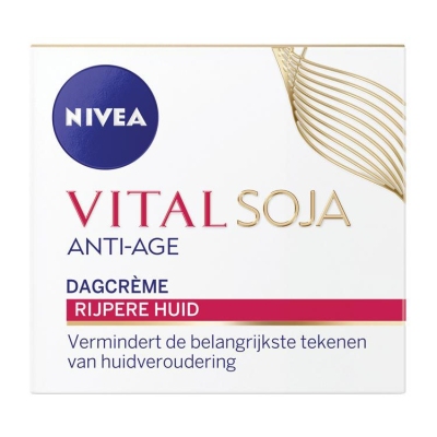 Foto van Nivea vital soja anti-age dagcrème 50ml via drogist