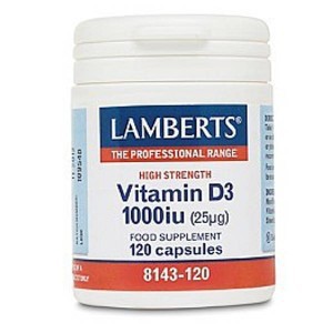 Lamberts vitamine d 1000ie 25 mcg 120cap  drogist