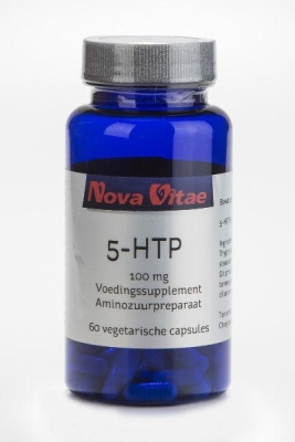 Foto van Nova vitae 5-htp 100 mg 60vc via drogist
