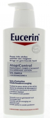 Foto van Eucerin atopicontrol bodylotion omega 400ml via drogist