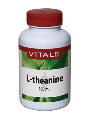 Foto van Vitals l-theanine 200 mg 60vcap via drogist