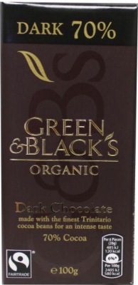 Green & black's pure chocolade 70% 100g  drogist