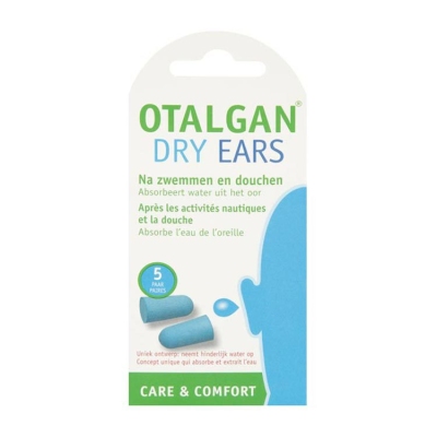 Foto van Otalgan dry ears oordopjes 5pr via drogist
