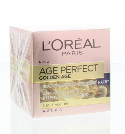 Foto van L'oréal paris age perfect gold age nachtcreme 50ml via drogist