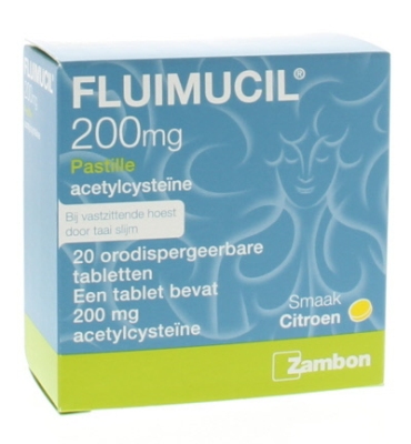 Foto van Fluimucil fluimucil pastilles 20st via drogist
