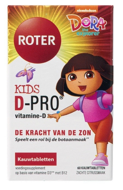 Foto van Roter d-pro kids kauwtabletten 60st via drogist