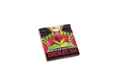 Foto van Lifefood raw chocolate tangy raspberry bio 35g via drogist