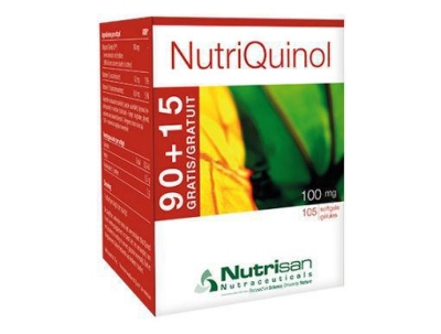 Foto van Nutrisan nutriquinol 100 mg 90+15 via drogist