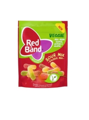 Foto van Red band veggie sour mix 10 x 150g via drogist