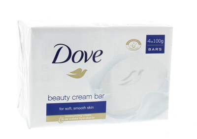 Foto van Dove zeep cream regular 4x100g via drogist
