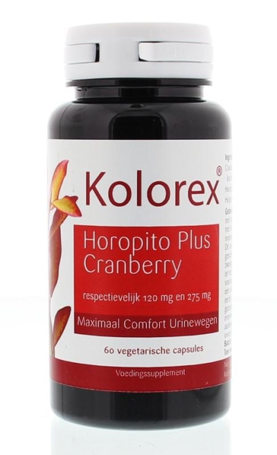 Foto van Kolorex horopito plus cranberry 60ca via drogist