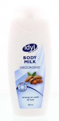 Foto van Idyl bodymilk verzorgend amandel 300ml via drogist
