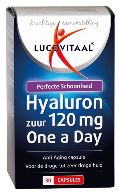 Foto van Lucovitaal hyaluronzuur droge huid 30cap via drogist