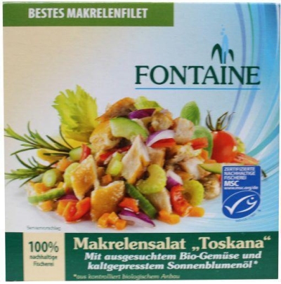 Foto van Fontaine toscaanse makreel salade 200g via drogist