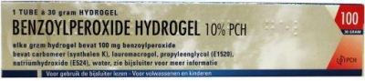 Foto van Drogist.nl benzoylperoxide 10% 100g via drogist