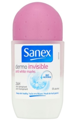 Foto van Sanex deoroller dermo invisible 50ml via drogist