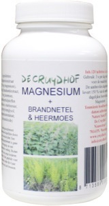Cruydhof magnesium & brandnetel & heermoes 120tab  drogist