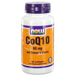 Now co q10 10 60mg met omega 3 60sft  drogist