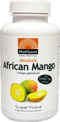 Foto van Mattisson absolute african mango groene thee 60caps via drogist