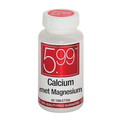 5.99 calcium met magnesium 60tab  drogist