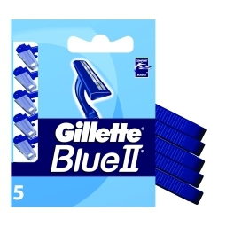 Foto van Gillette wegwerpscheermesjes blue ii 5st via drogist