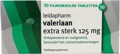 Leidapharm valeriaan extra sterk 125mg 50dr  drogist