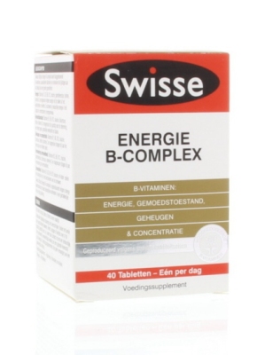Foto van Swisse energie b complex 40st via drogist