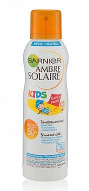Foto van Ambre solaire zonnebrand spray kids spf50+ anti-zand 200ml via drogist