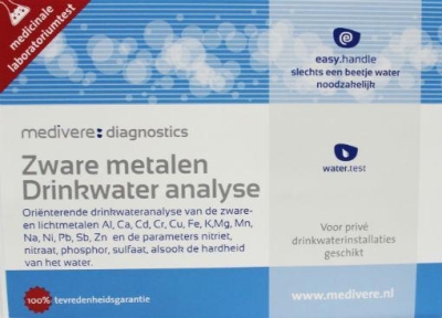 Medivere zware metalen drinkwater analyse 1st  drogist