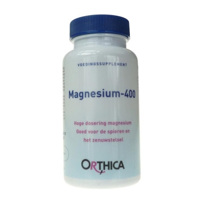 Foto van Orthica magnesium 400 60tab via drogist