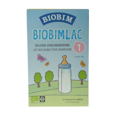 Foto van Biobim biologische zuigelingen voeding lac 1 450g via drogist
