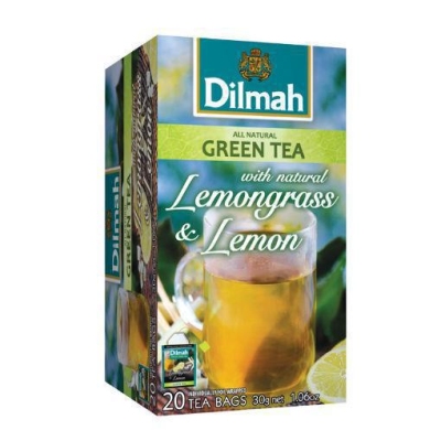 Foto van Dilmah lemongrass green tea 20st via drogist