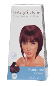 Tints of nature permanent hair colour dark henna red verp.  drogist
